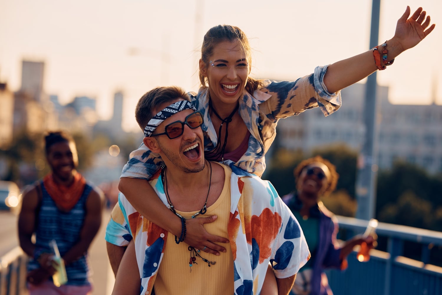 Couple travel